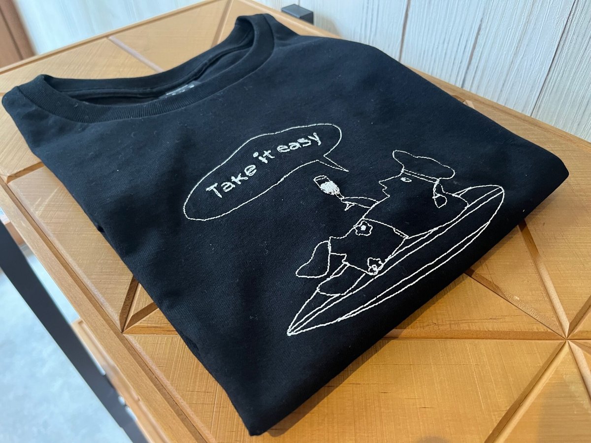 菅原しおんコラボ Tシャツ「Take it easy」 | Grand Bleu Gamin 菅原しおんコラボ Tシャツ「Take it easy」 | Grand Bleu Gamin