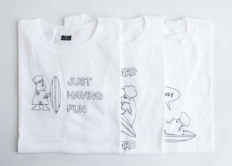 菅原しおんコラボ Tシャツ「JUST HAVING FUN」 | Grand Bleu Gam 菅原しおんコラボ Tシャツ「JUST HAVING FUN」 | Grand Bleu Gam