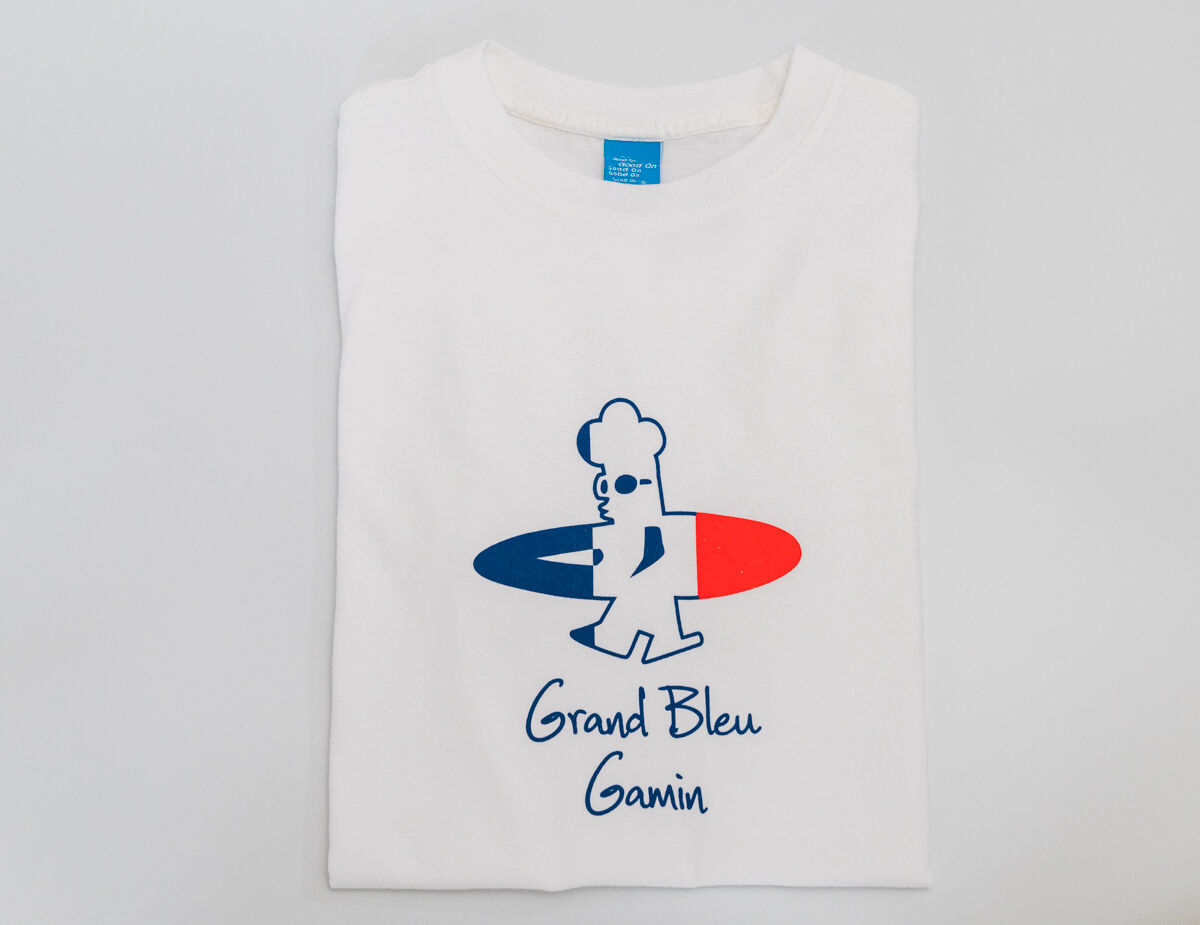 サーフプリント コットン Tシャツ サーフギャマンプリントTシャツ | Grand Bleu Gamin ONLINE SHOP