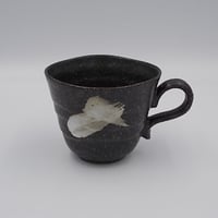 さざ波黒コーヒー碗