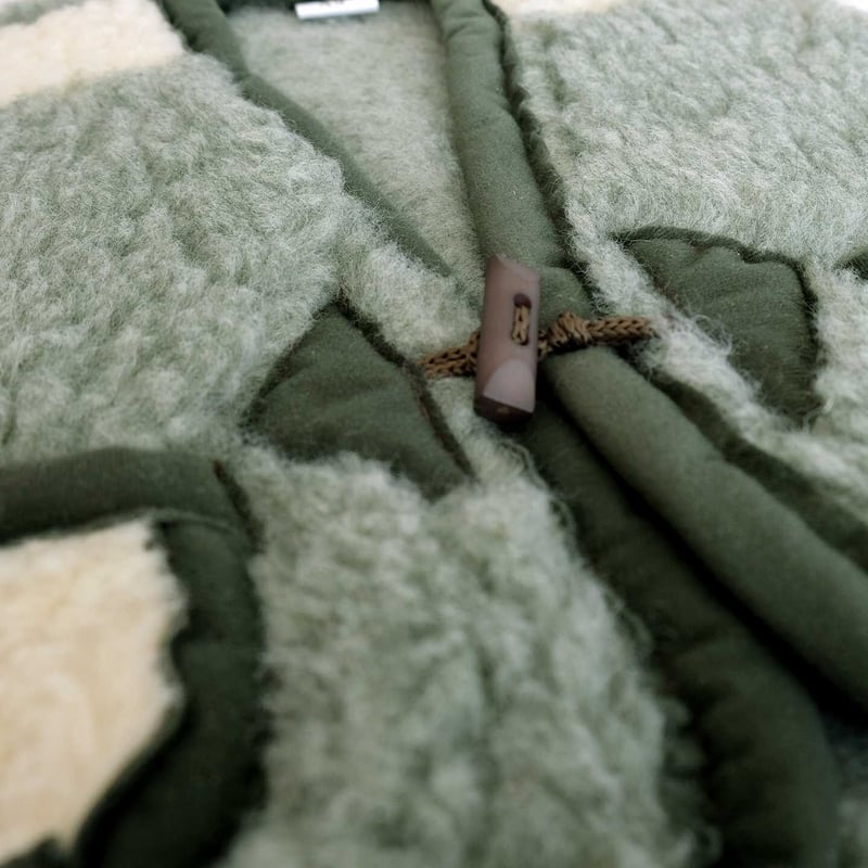 キッズボアベスト グリーン | Polka.