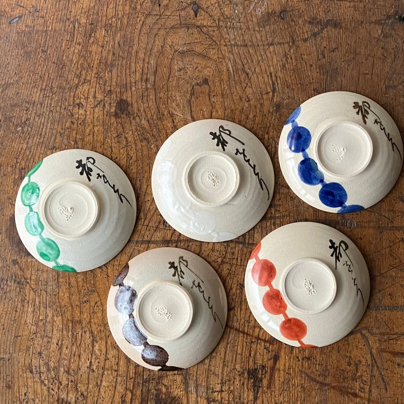 団子皿 都をどり 5枚セット 永楽 | ruchibo