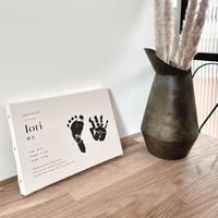 color select canvas memorial board ◆ handprints and footprints ◆