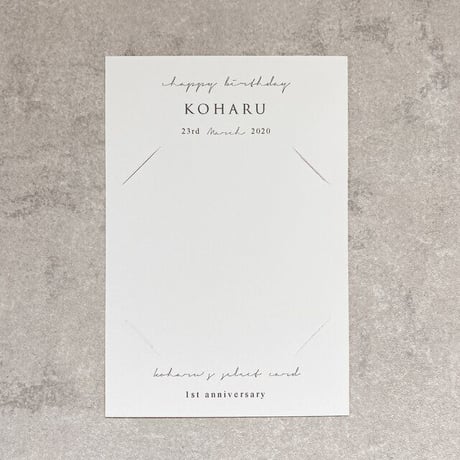【OPTION】  mount card