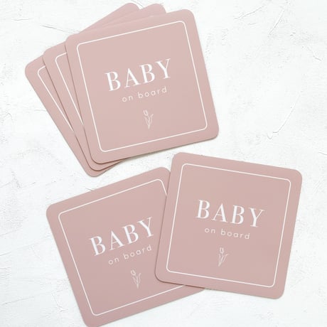 baby magnet car sign 🌷TULIP
