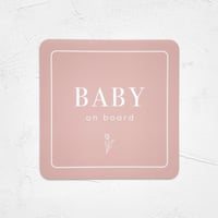 baby magnet car sign 🌷TULIP