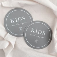 kids magnet car sign🌿simple leaf