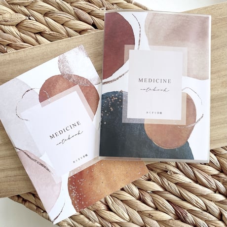 medicine notebook cover◆Lady Watercolor◆