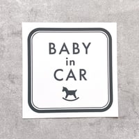 baby sticker car sign🐎simple木馬