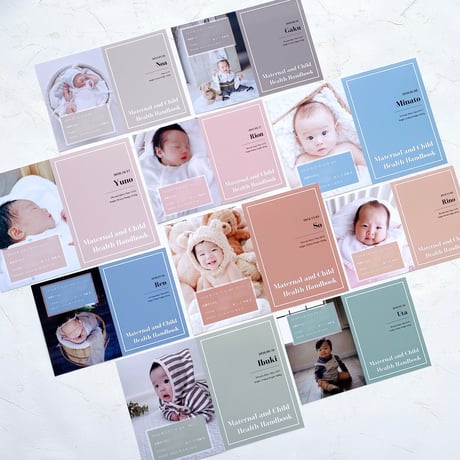original health handbook cover◆minimal color◆