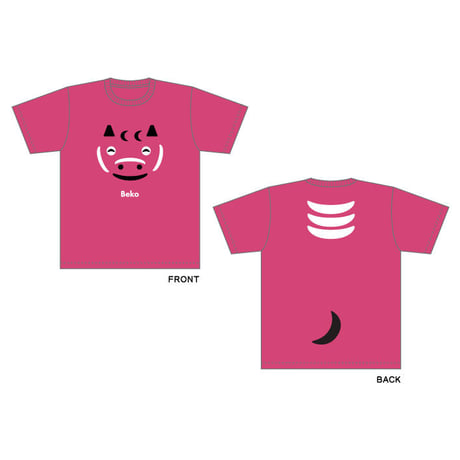Bekoレンジャーピンク　コットンTシャツ