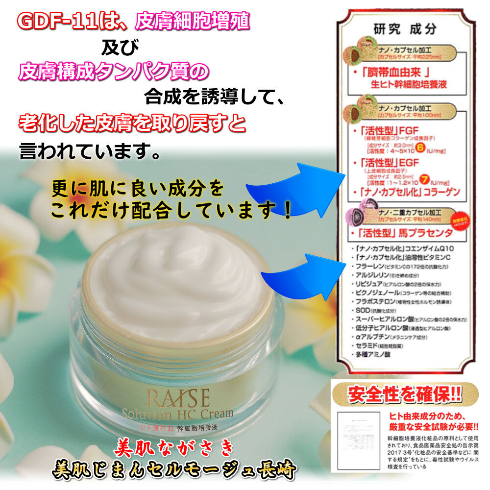 75％OFF！ レイズ ソリューション HC クリーム 30g 臍帯血由来 生