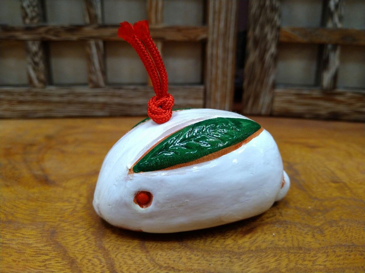 宮島土鈴の招福うさぎ鈴 豆 | 宮島のお土産処 ふなつき