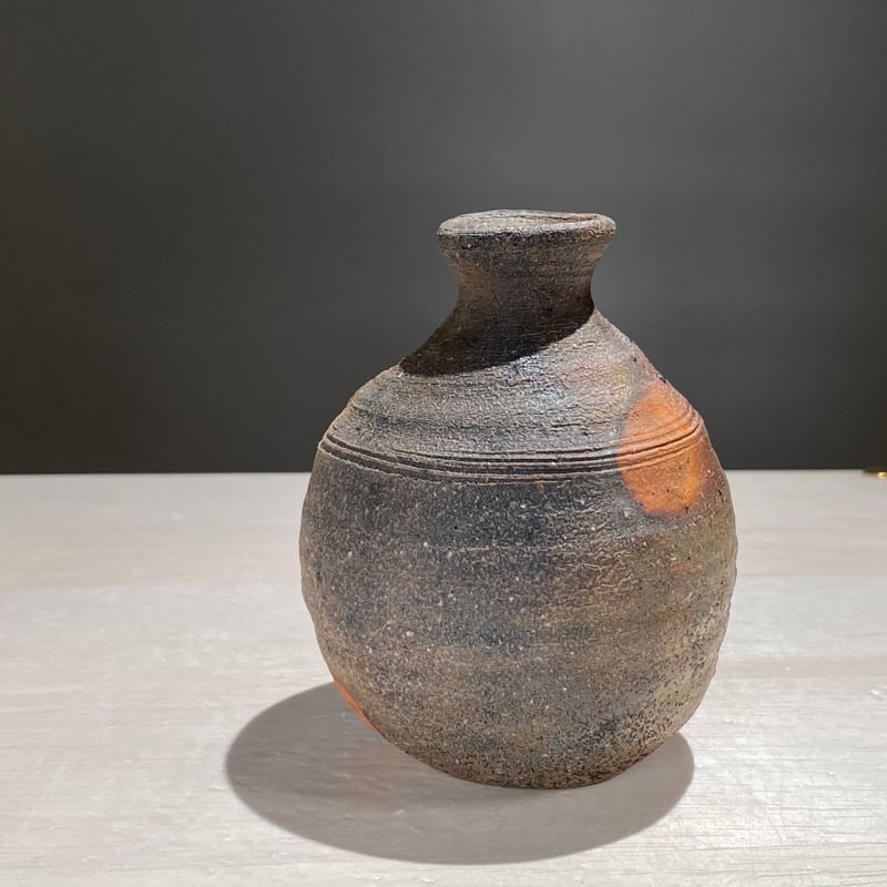 2505-20 備前窯変直線文徳利 佐藤雅國 | ryoisseki-online by うつ