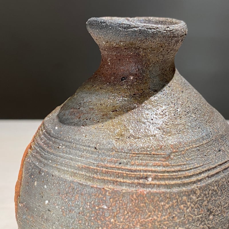 2505-20 備前窯変直線文徳利 佐藤雅國 | ryoisseki-online by うつ