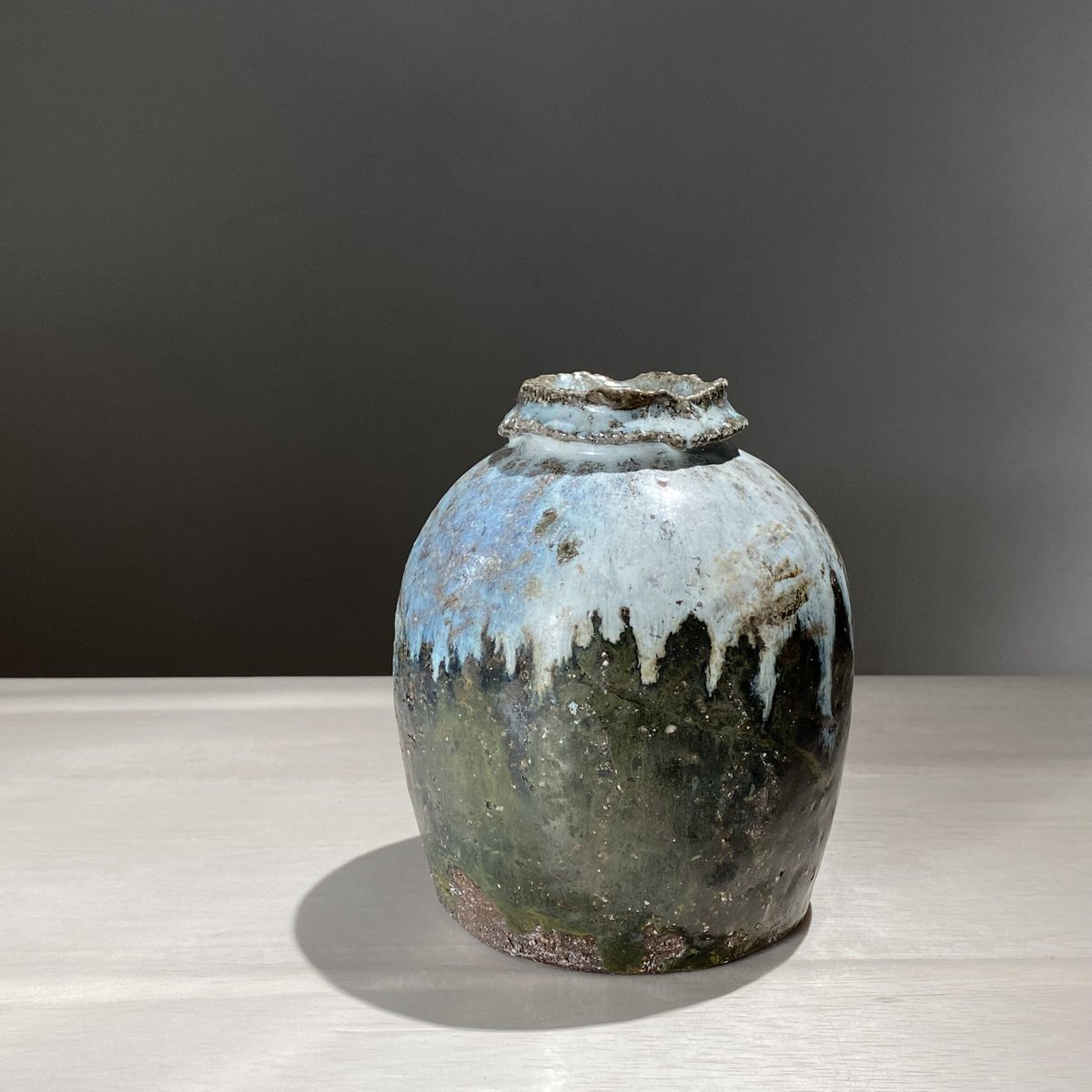 06 朝鮮唐津窯変蹲 梅田健太郎 | ryoisseki-online by うつわや