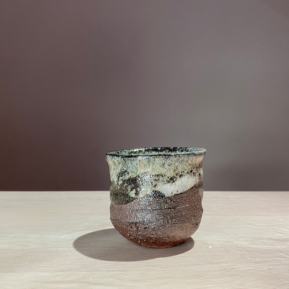 水谷渉　天草石白楽ぐい呑　唐津　楽　酒器　ぐい呑　盃　酒碗　新品未使用　本物保証 水谷渉 斑唐津汲ぐい呑 未使用品 皮鯨ぐい呑 未使用品 唐津焼 唐津