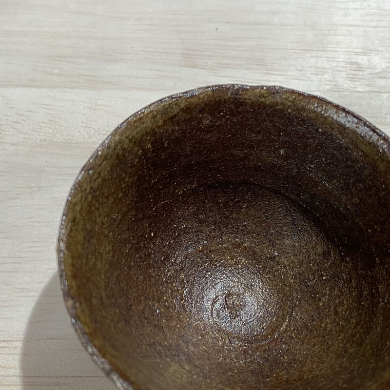 204 灰釉ぐい呑 勇木史記 | ryoisseki-online by うつわや涼一石