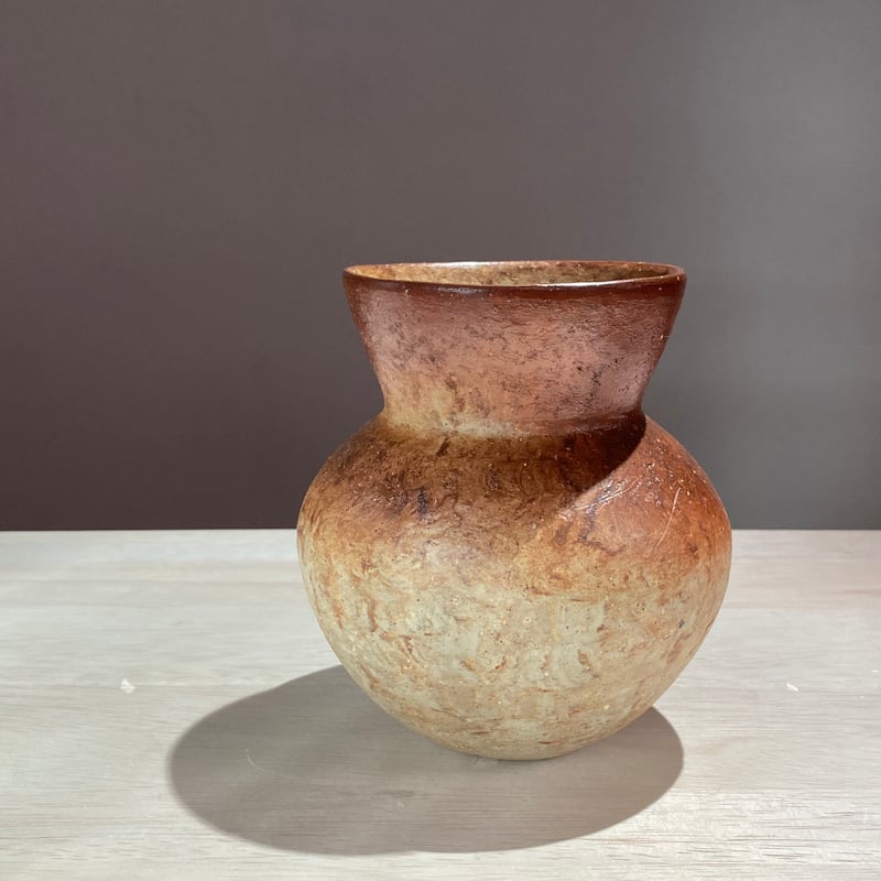 01 自然練込小壺 小山陽子 | ryoisseki-online by うつわや涼一石