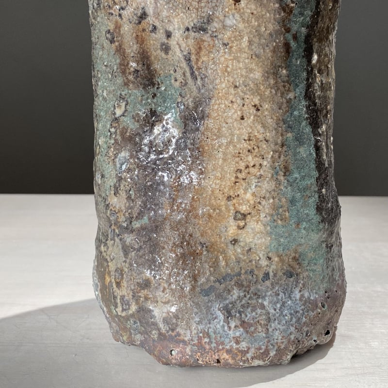 01 窯変花器 羽石修二 | ryoisseki-online by うつわや涼一石