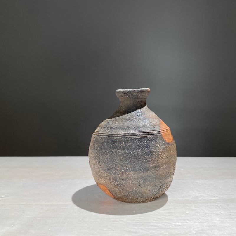 2505-20 備前窯変直線文徳利 佐藤雅國 | ryoisseki-online by うつ