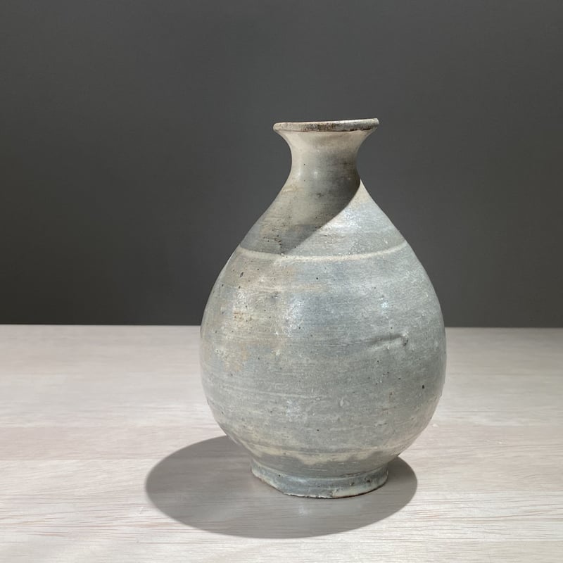 朝鮮　土器瓶 朝鮮 土器瓶 Early Joseon Buncheong Antique Flask-shaped