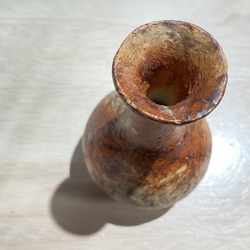 114 備前緋襷マーブル徳利 郷原良成 | ryoisseki-online by うつわや涼一石