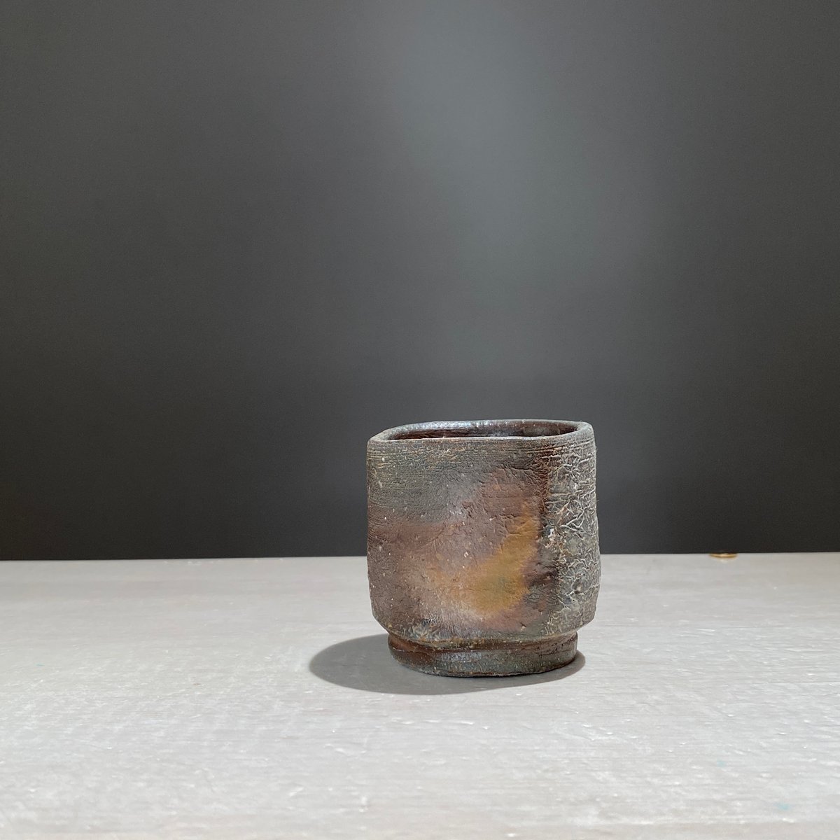 2508-2 備前ぐい呑 金重愫 | ryoisseki-online by うつわや涼一石