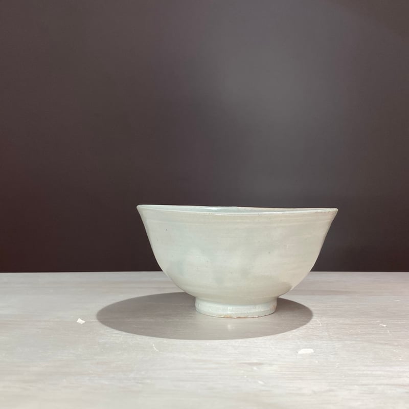 粉引茶碗（竹花 正弘作）共箱 なし【茶道用抹茶碗】