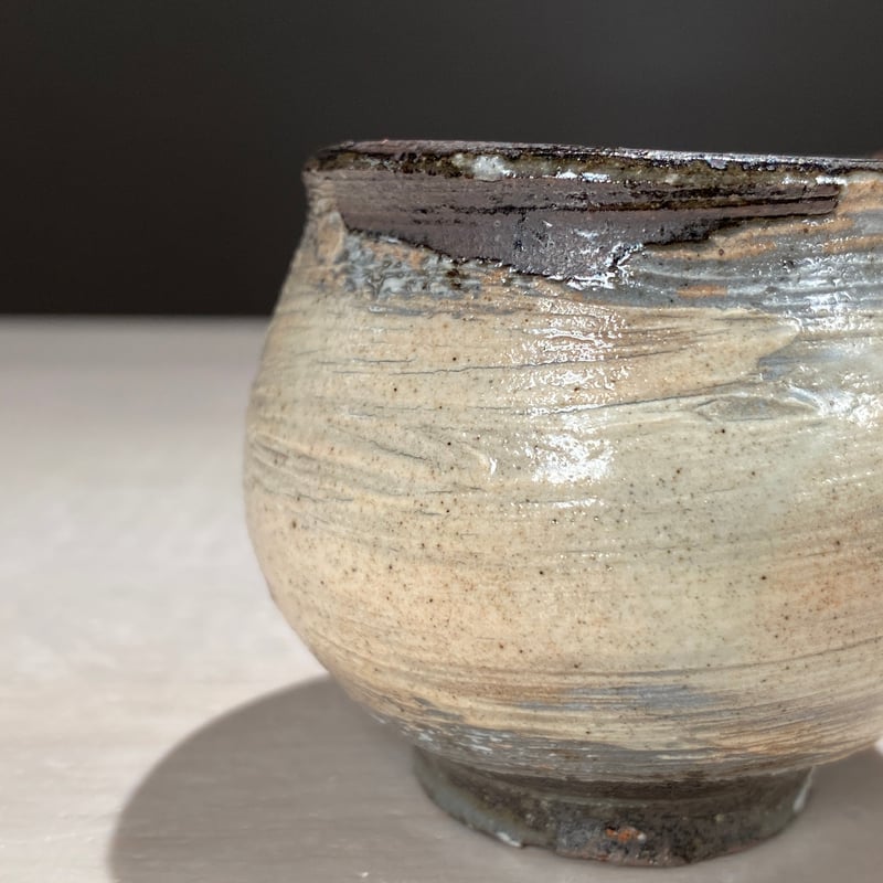 2508-4 鶏龍山絵刷毛目塩笥ぐい呑 伊藤明美 | ryoisseki-online by