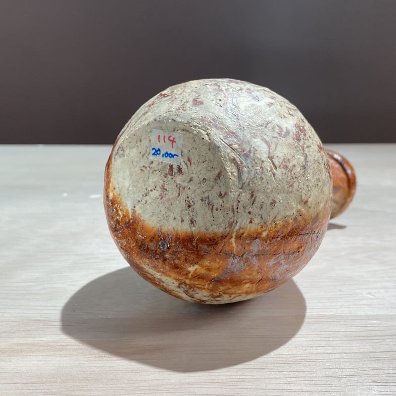 114 備前緋襷マーブル徳利 郷原良成 | ryoisseki-online by うつわや涼一石