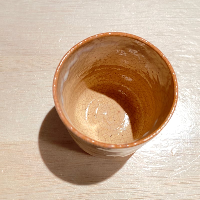 93 萩大道粉引湯呑 吉野桃李 | ryoisseki-online by うつわや涼一石