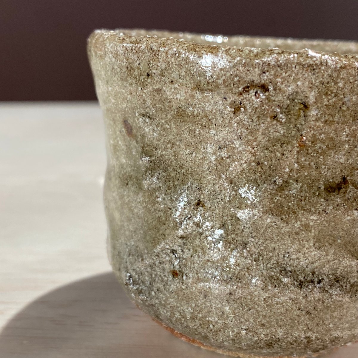 2404-5 彫唐津ぐい呑 水谷渉 | ryoisseki-online by うつわや涼一石