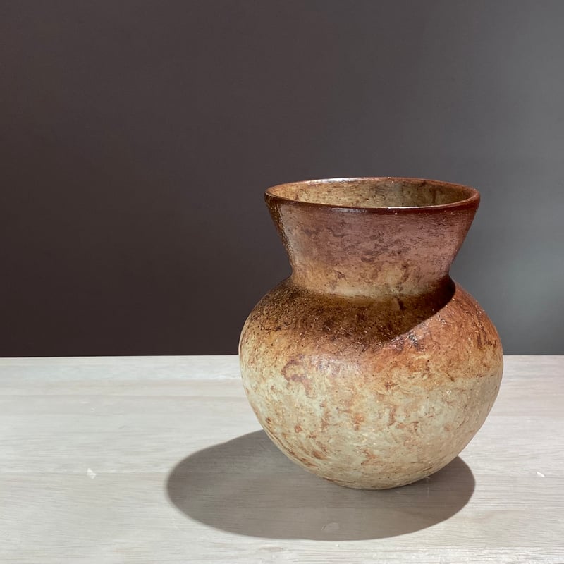 01 自然練込小壺 小山陽子 | ryoisseki-online by うつわや涼一石