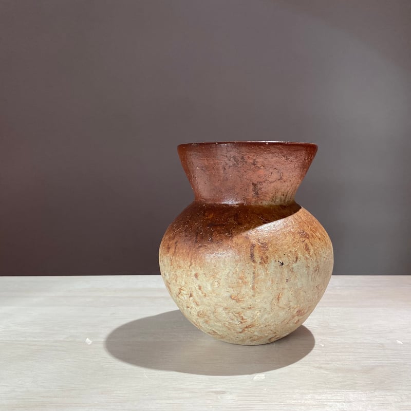 01 自然練込小壺 小山陽子 | ryoisseki-online by うつわや涼一石