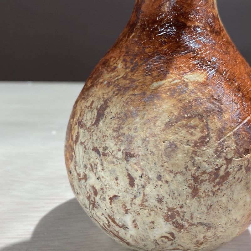 114 備前緋襷マーブル徳利 郷原良成 | ryoisseki-online by うつわや涼一石