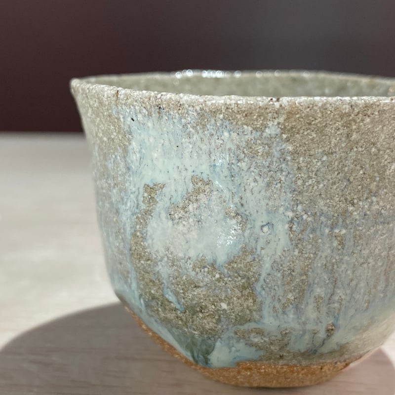 45 斑唐津ぐいのみ 岸田匡啓 | ryoisseki-online by うつわや涼一石