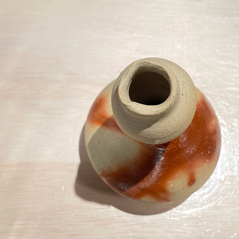 2508-1 備前火襷瓢徳利 中村和樹 | ryoisseki-online by うつわや涼一石