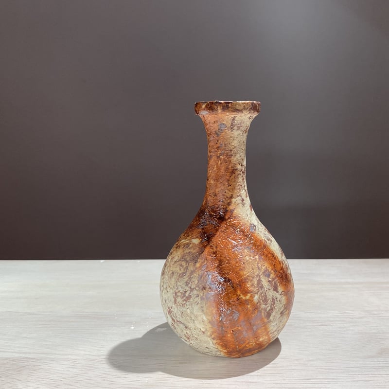 114 備前緋襷マーブル徳利 郷原良成 | ryoisseki-online by うつわや涼一石