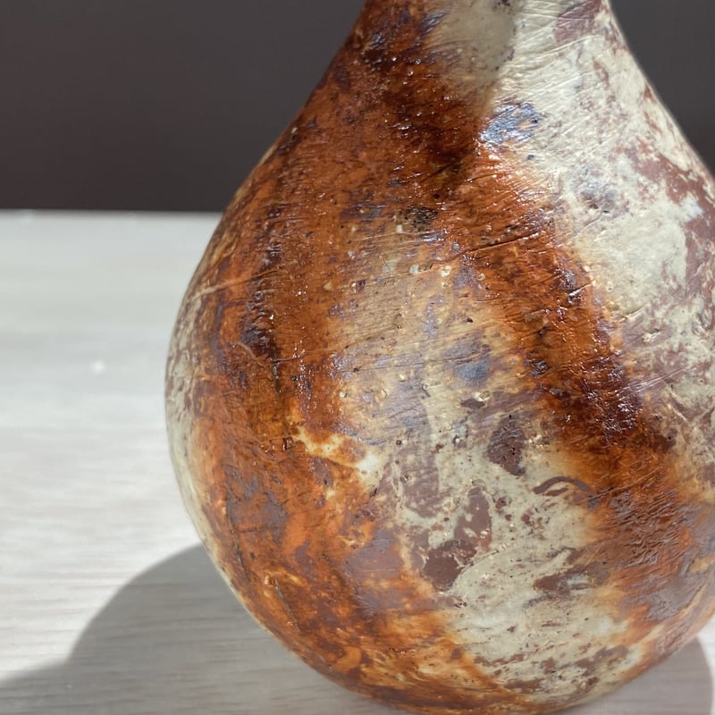 114 備前緋襷マーブル徳利 郷原良成 | ryoisseki-online by うつわや涼一石