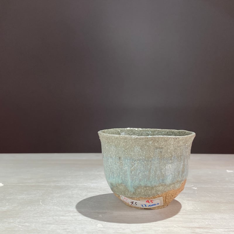 45 斑唐津ぐいのみ 岸田匡啓 | ryoisseki-online by うつわや涼一石