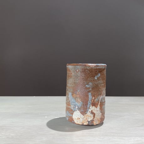 鼠志野　志野焼　角鉢　鉄絵　すすきの図　蔵出し　５客 鼠志野 志野焼 角鉢 鉄絵 すすきの図 蔵出し 5客 鼠志野 志野