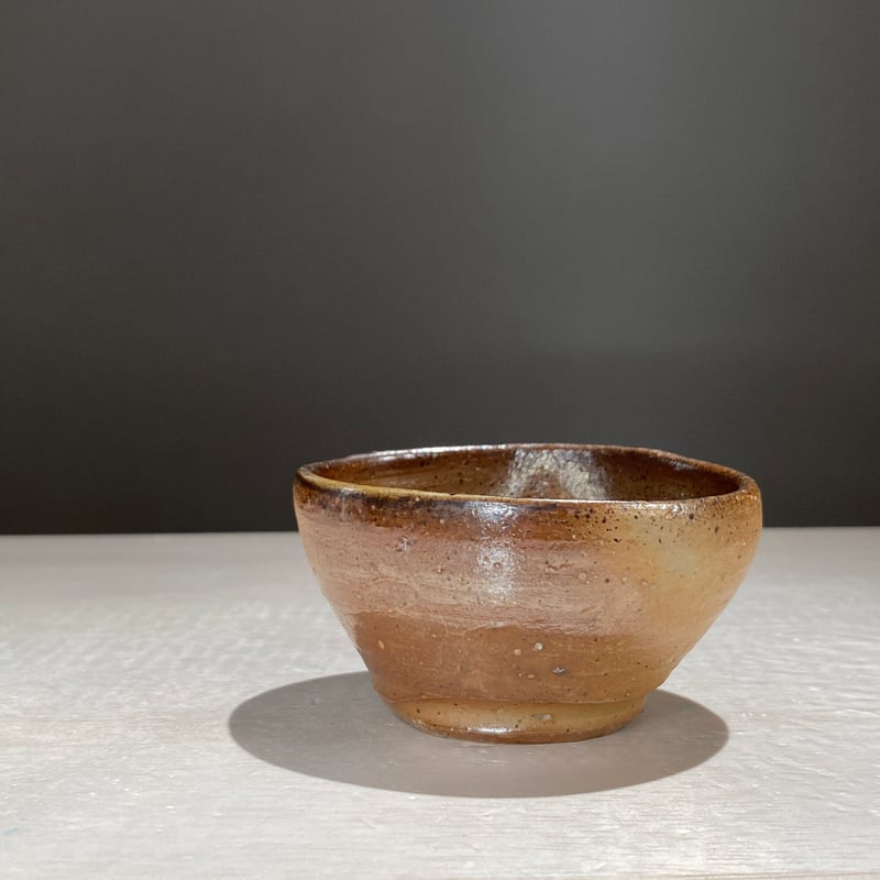 金重まこと 備前 盃 2508-3 備前盃 金重愫 | ryoisseki-online by うつわや涼一石
