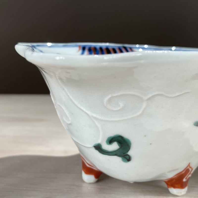 赤楽　蓮葉皿 赤楽 蓮葉皿 赤楽 蓮葉皿