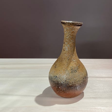 備前焼 格好よく 金重有邦 徳利 鶴首 酒器