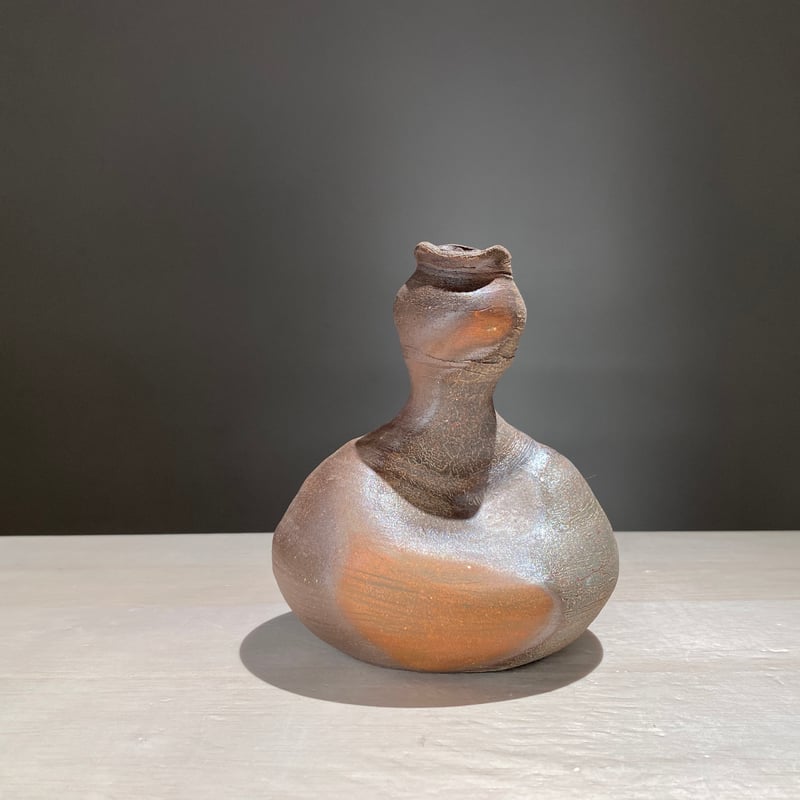 2504-2 備前瓢徳利 中村和樹 | ryoisseki-online by うつわや涼一石