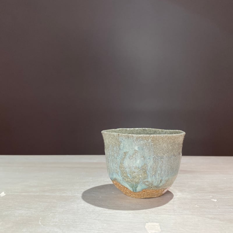 45 斑唐津ぐいのみ 岸田匡啓 | ryoisseki-online by うつわや涼一石