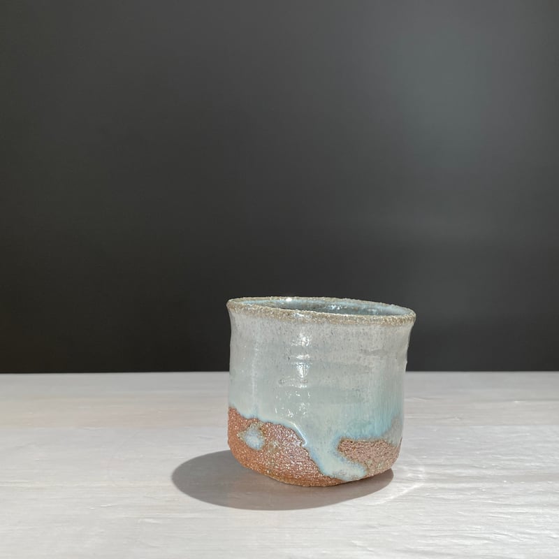 51-2 斑唐津ぐい呑 伊藤明美 | ryoisseki-online by うつわや涼一石