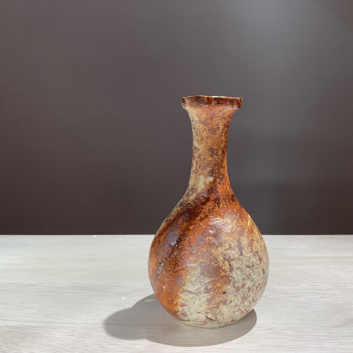 114 備前緋襷マーブル徳利 郷原良成 | ryoisseki-online by うつわや涼一石