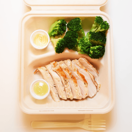【ブロッコリー定食】鶏胸肉のステーキ５食分